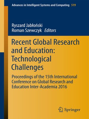 cover image of Recent Global Research and Education